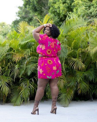 Ensemble short Méleessa | Look Estival Coloré et Confortable