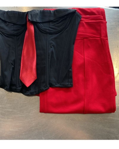 Élégance en rouge