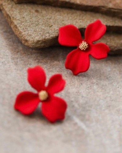 Boucles d’oreilles Léona – Fleurs