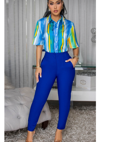Chemise fluide multicolore femme – Keyleen’s Kloset