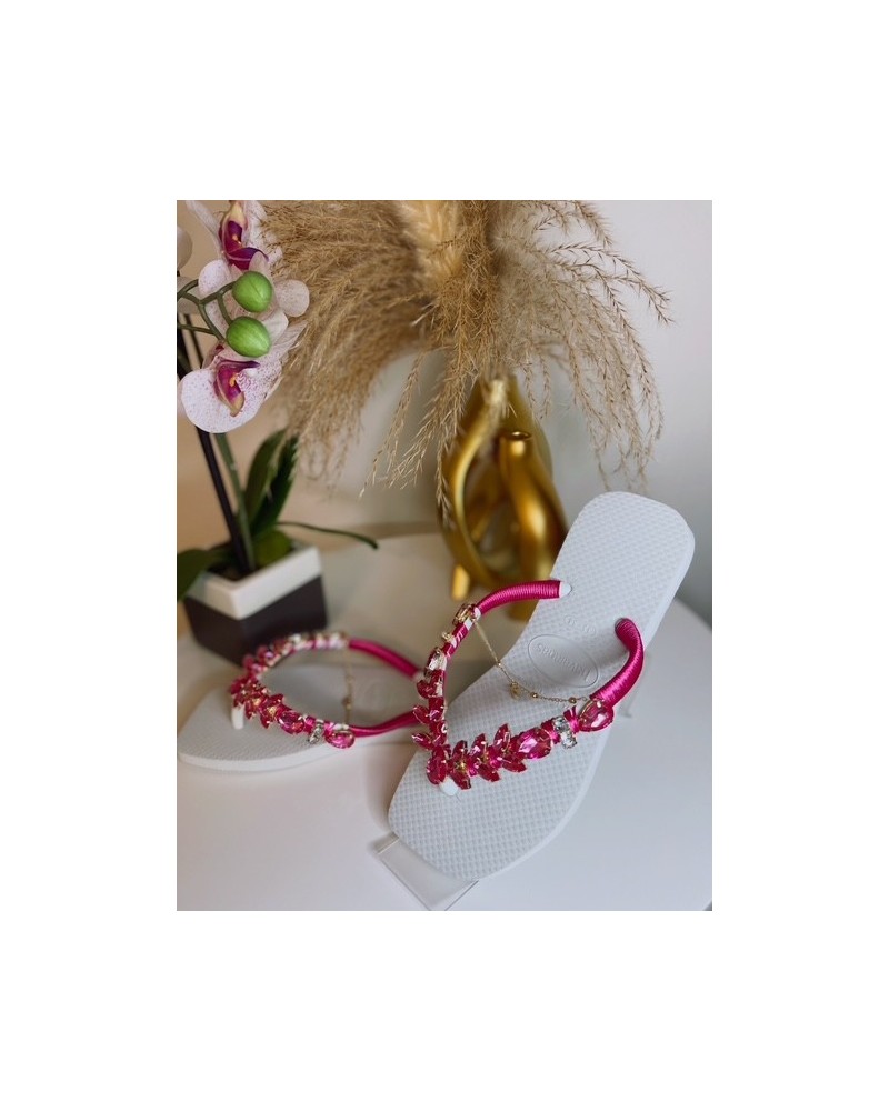 Havaianas customisées à la main – Strass & Made in Brazil