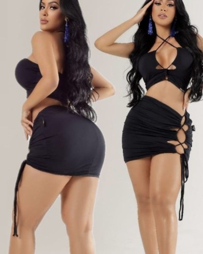 Ensemble "Naira" – Top bandeau et jupe | Keyleen's Kloset