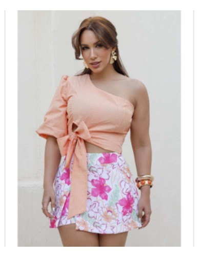 Top asymétrique pêche XL